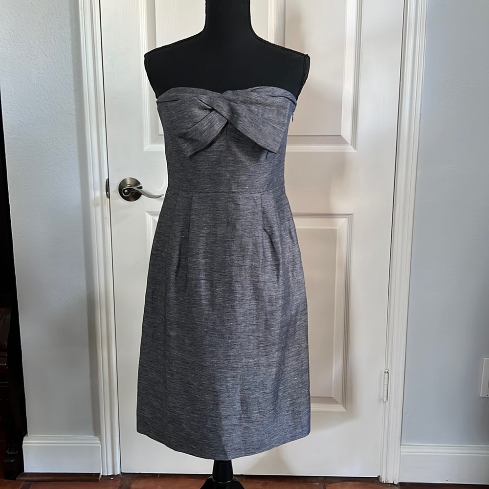 minti’ Strapless dress